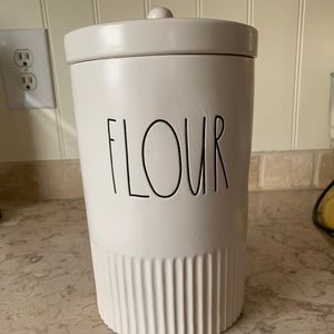 Rae Dunn flour canister